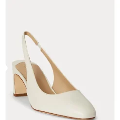 Pumps|Stiletter<Ralph Lauren Klaire Pumps Slingback Hvid