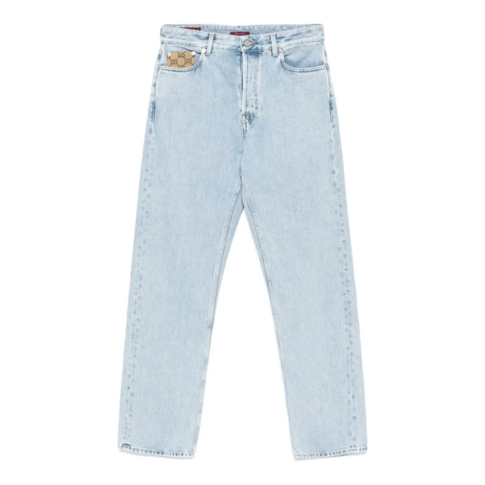 Jeans^Gucci Klar Denim Bomuld Jeans Blå