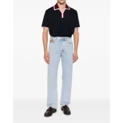 Jeans^Gucci Klar Denim Bomuld Jeans Blå