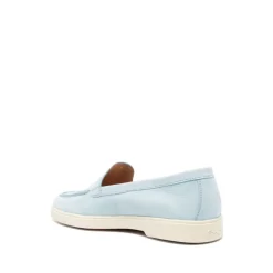 Loafers<Santoni Klar Loafer Sko Elegant Stil Blå