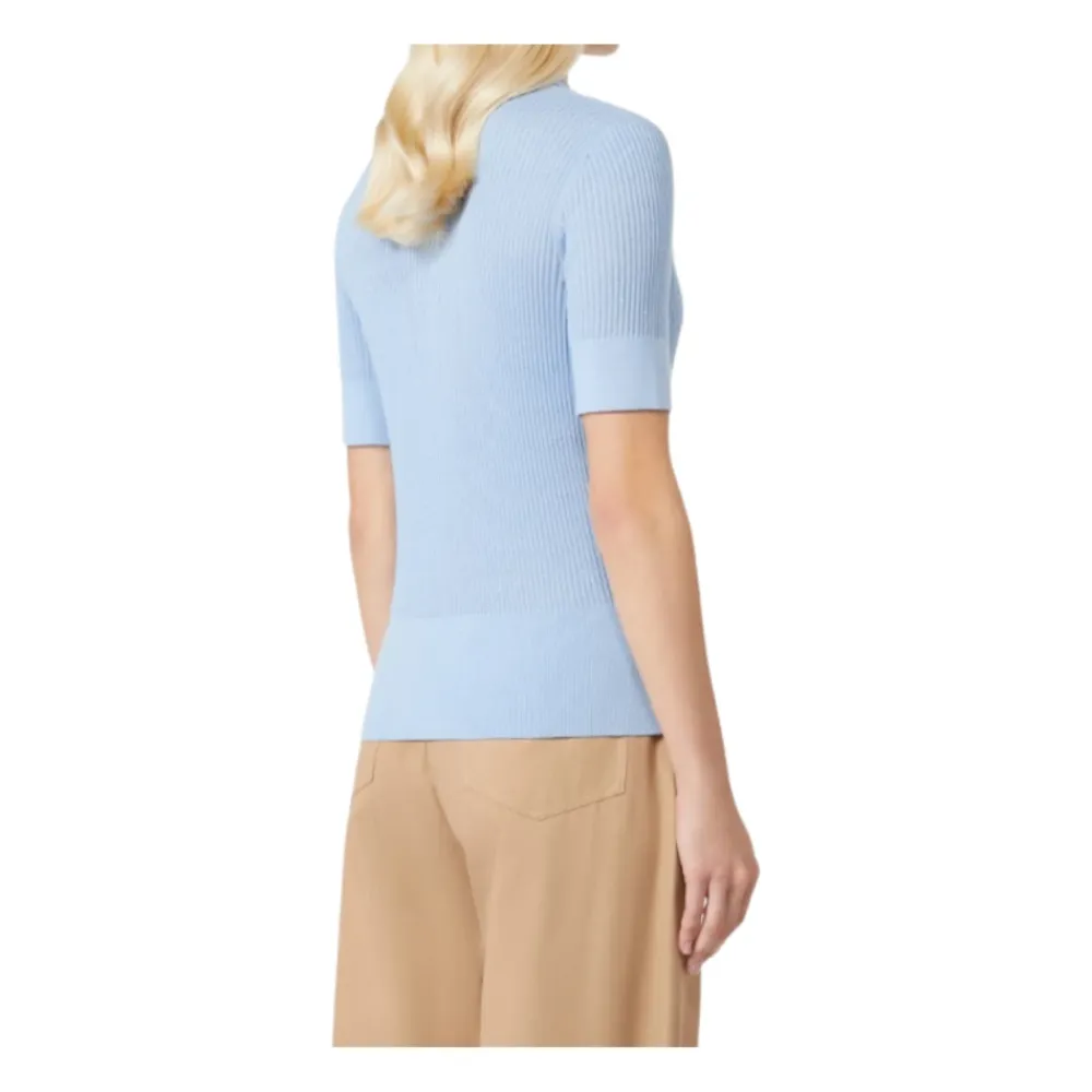 Striktrøjer & Sweatere<Max Mara Studio Klar Trøje til Kvinder Blå