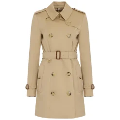 Frakker<Burberry Klassisk Bomuld Trenchcoat Beige
