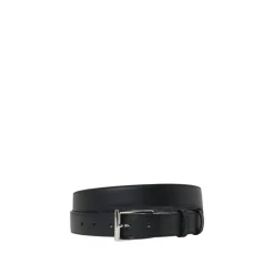 Bælter^Gucci Klassisk Læderbælte med Sølvspænde Sort