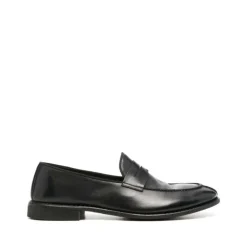 Loafers^Alberto Fasciani Klassisk læderloafer sko Sort
