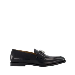 Loafers<Dior Klassisk Loafer med Spænde Sort