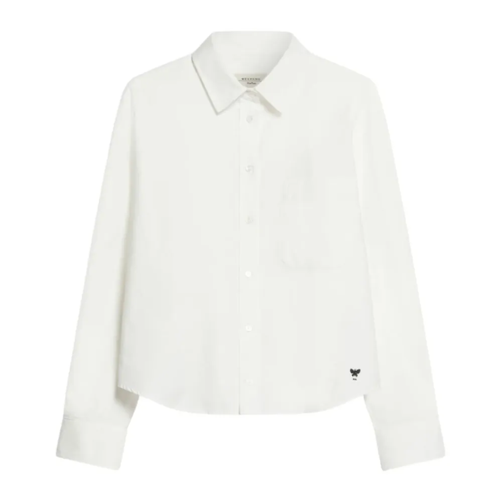 Bluser & Skjorter^Weekend Max Mara Klassisk Skjorte med Elegante Detaljer Hvid