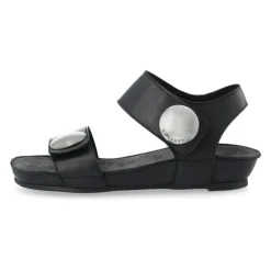 Sandaler<Cashott Klassisk Læder Sandal - AVA Sort