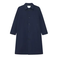 Frakker<Les Deux Klassisk Uldfrakke Navy Blå