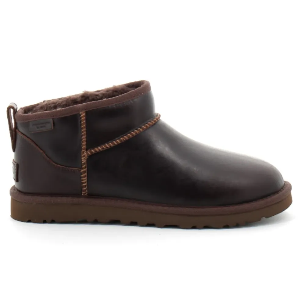 Vinterstøvler|Støvler<UGG Klassisk Ultra Mini Ironwood Støvler Brun