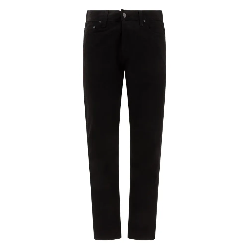 Jeans<Carhartt Wip Klassiske bukser med lige ben Sort