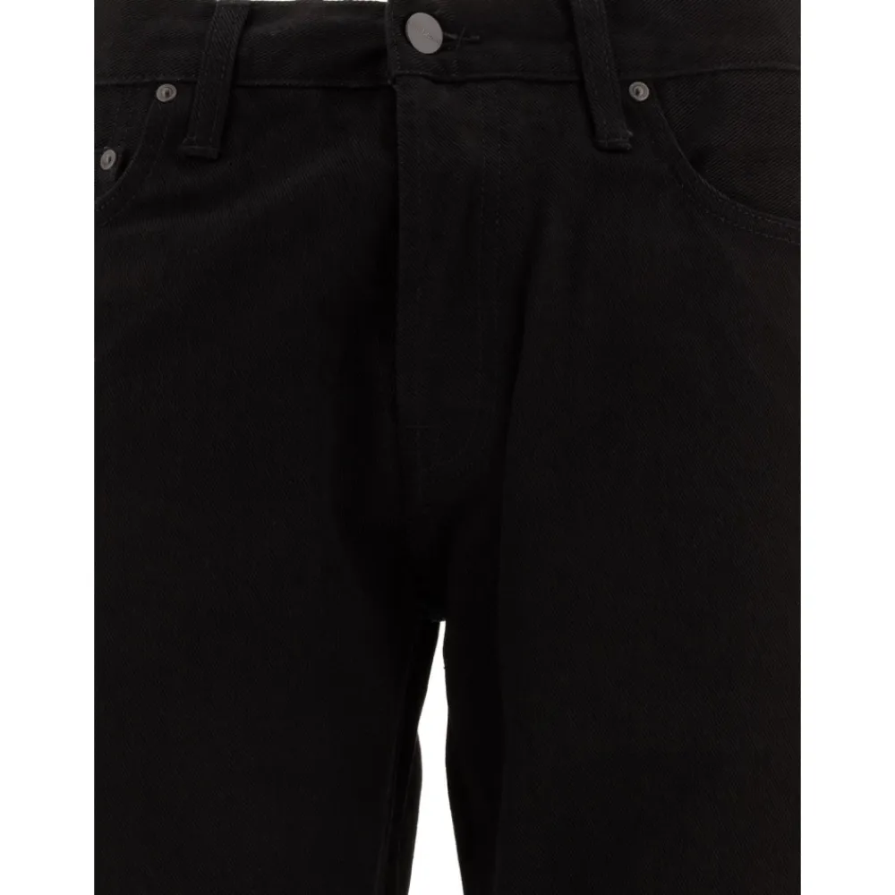 Jeans<Carhartt Wip Klassiske bukser med lige ben Sort