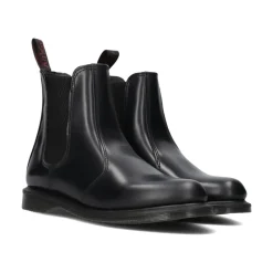 Chelsea Boots<Dr. Martens Klassiske Chelsea Boots Flora Læder Sort