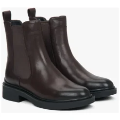 Chelsea Boots^Estro Klassiske Chelsea Støvler med Let Isolering Brun