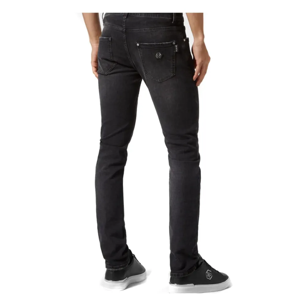 Jeans<Philipp Plein Klassiske denim jeans Sort