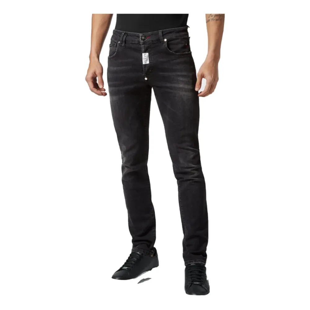 Jeans<Philipp Plein Klassiske denim jeans Sort