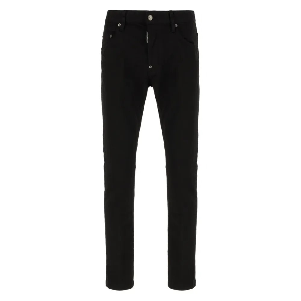 Jeans<Dsquared2 Klassiske Denim Jeans til hverdagsbrug Sort