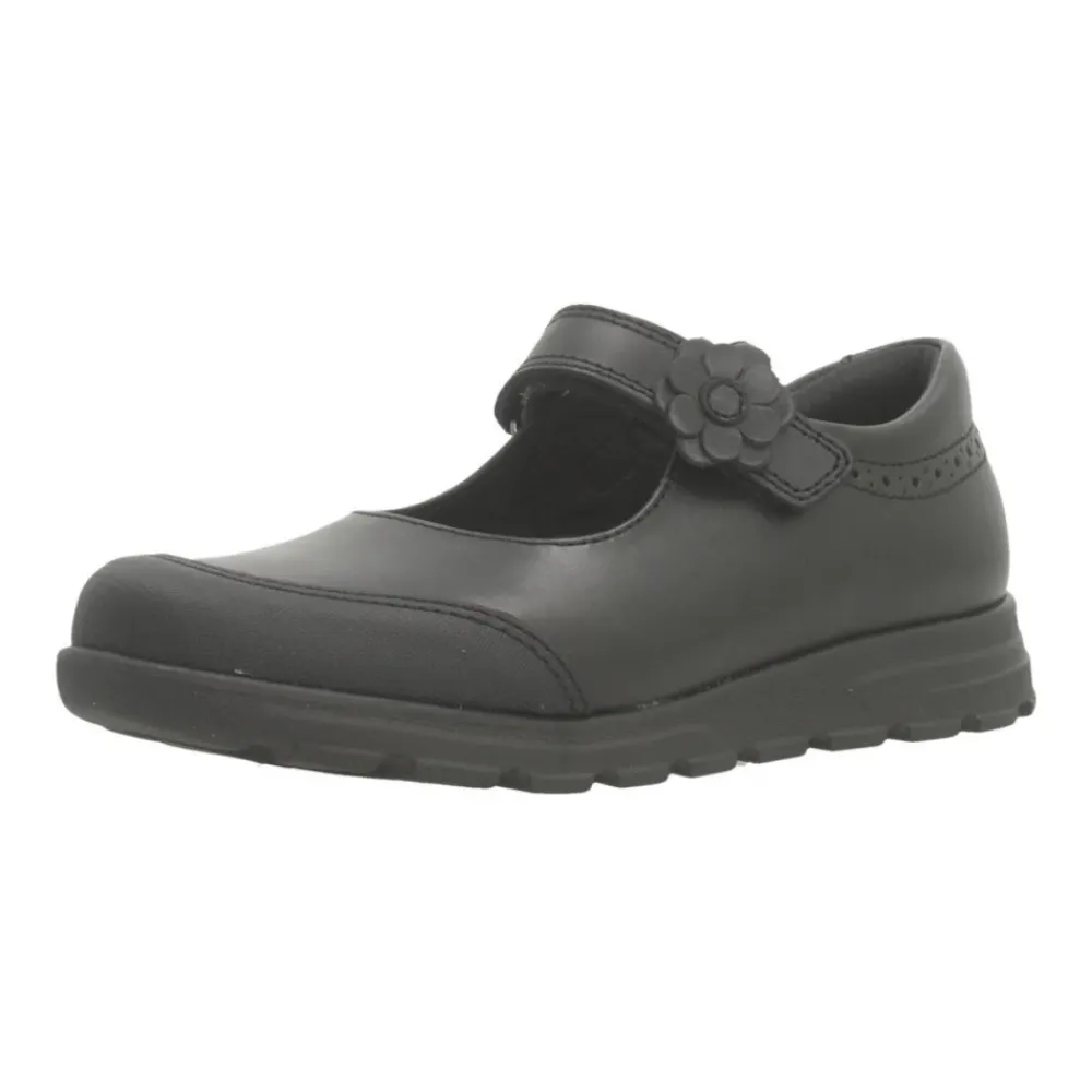 Pæne Sko<Pablosky Klassiske Dress Shoes med Velcro Strop Sort