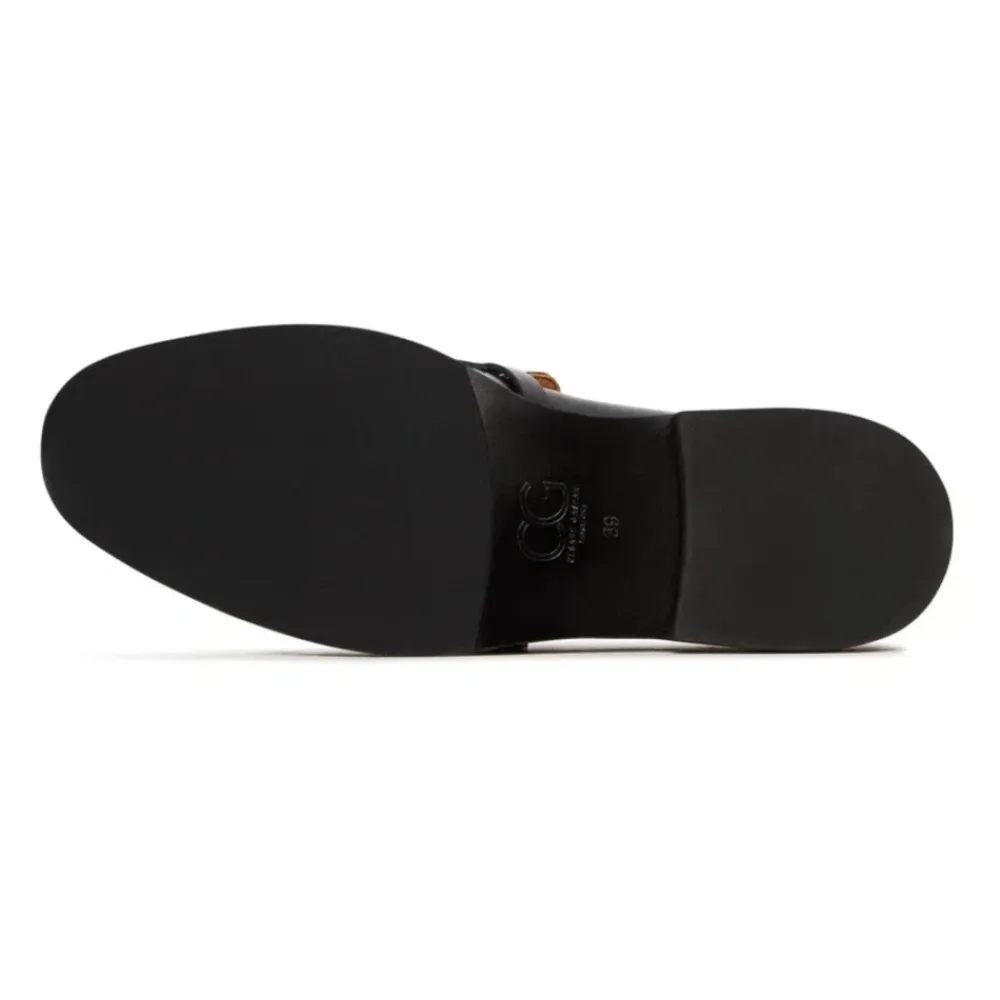Loafers^Cesare Gaspari Klassiske frynsemokkasiner Sort