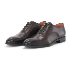 Business Sko<Santoni Klassiske lædersnøresko Brun