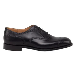 Business Sko^Church's Klassiske Oxford Brogue Sko Sort