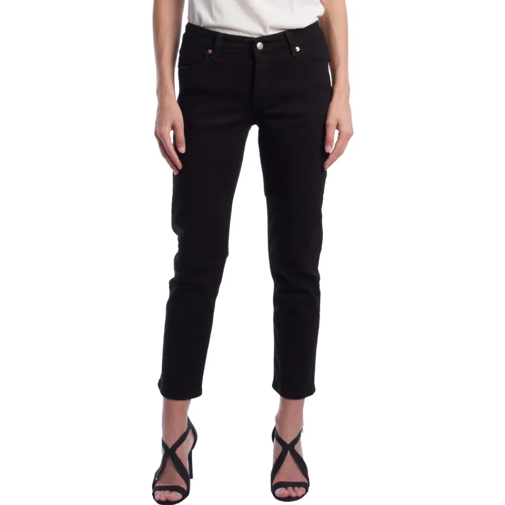 Jeans<Zadig & Voltaire Klassiske Straight Leg Denim Bukser Sort