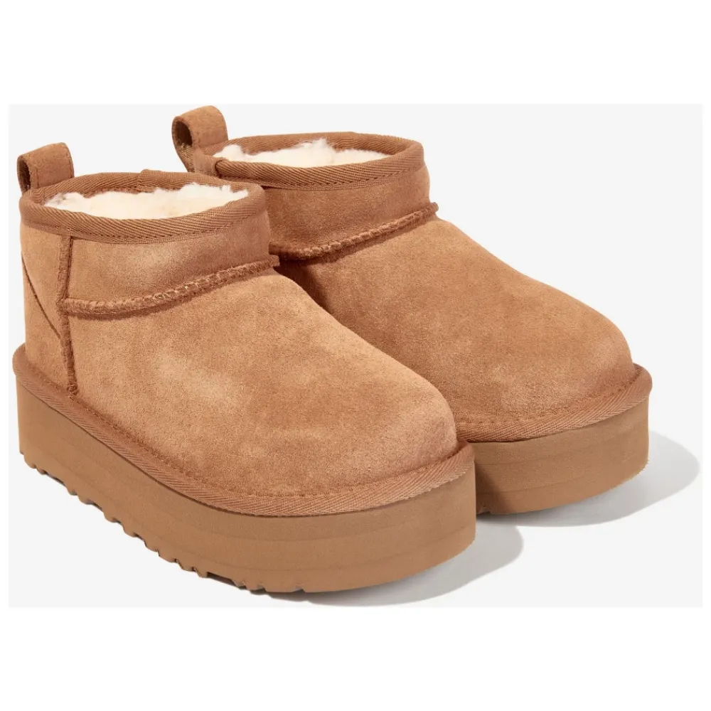 Støvler<UGG Klassiske Ultra Mini Platformstøvler i Brun