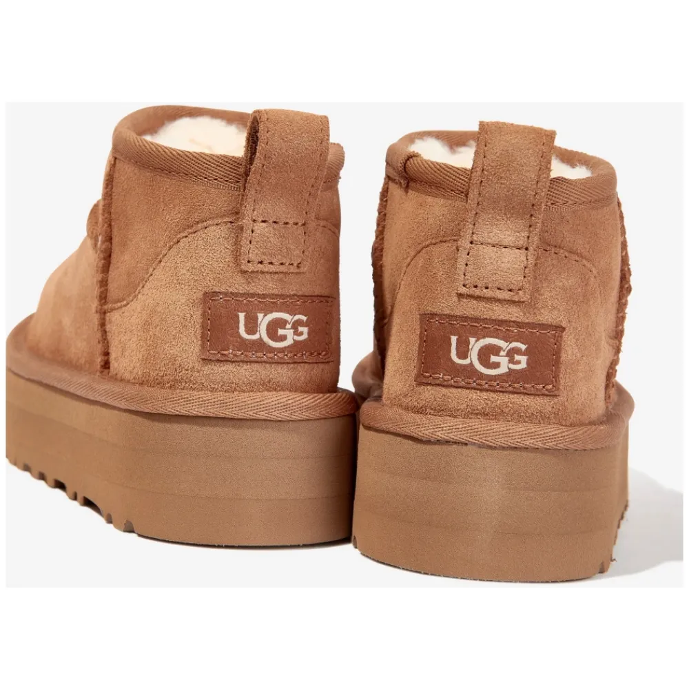 Støvler<UGG Klassiske Ultra Mini Platformstøvler i Brun