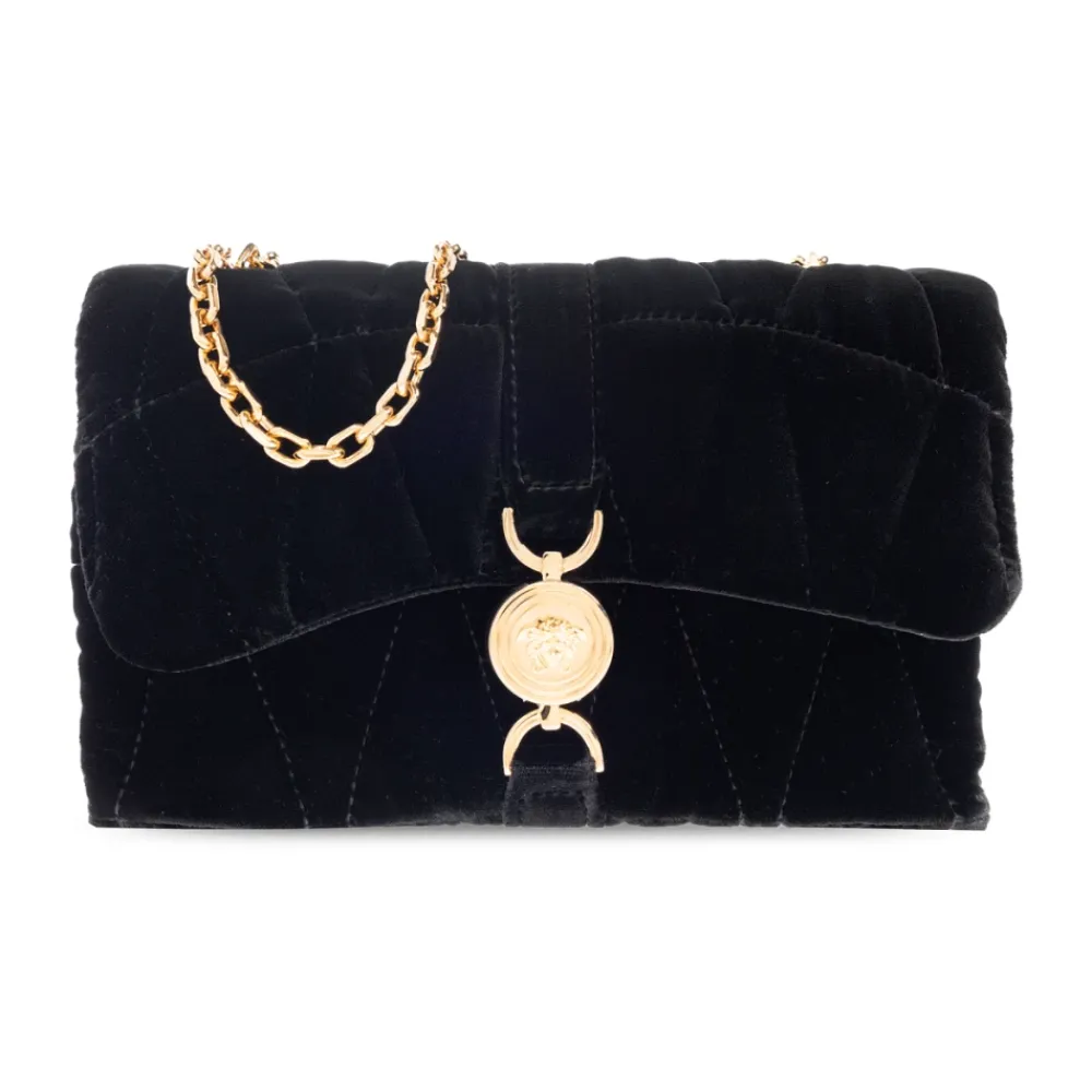 Clutch<Versace Kleio Quilted Mini Clutch Sort