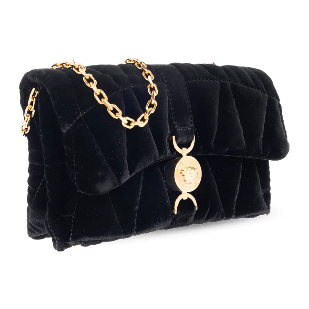 Clutch<Versace Kleio Quilted Mini Clutch Sort
