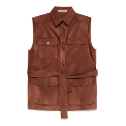 Jakker^D.Exterior Knaplukket Gilet Brun