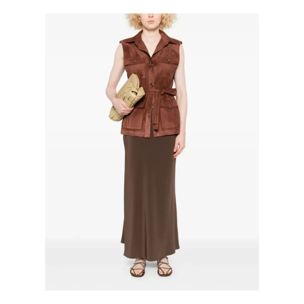 Jakker^D.Exterior Knaplukket Gilet Brun