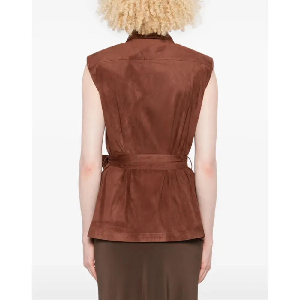 Jakker^D.Exterior Knaplukket Gilet Brun
