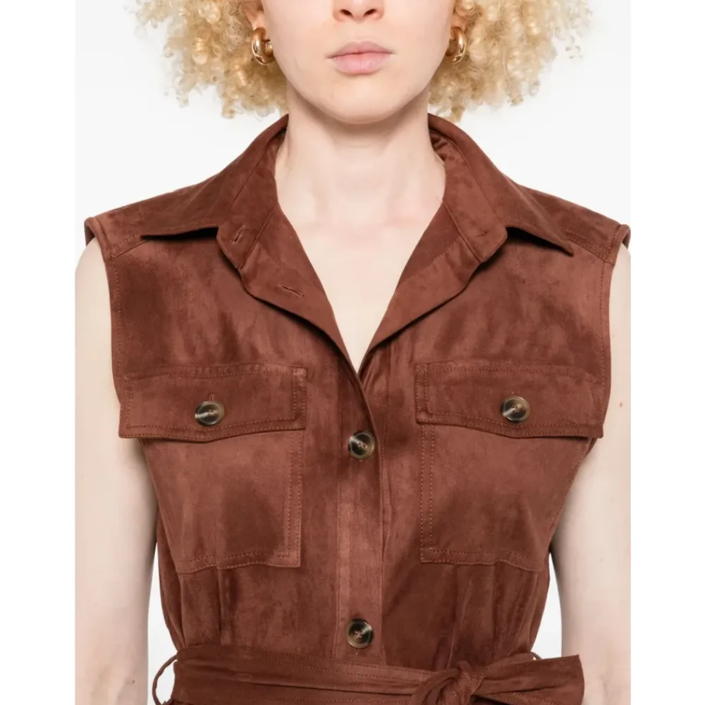 Jakker^D.Exterior Knaplukket Gilet Brun
