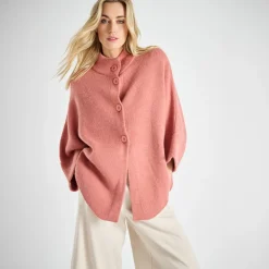 Jakker^Marie Méro Knappet Cape Pink