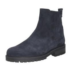 Chelsea Boots<Gabor Komfortabel Velour Læder Ankelstøvle Blå