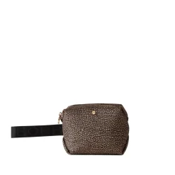 Toilettasker<Borbonese Kompakt Nylon Toilet Taske Brun