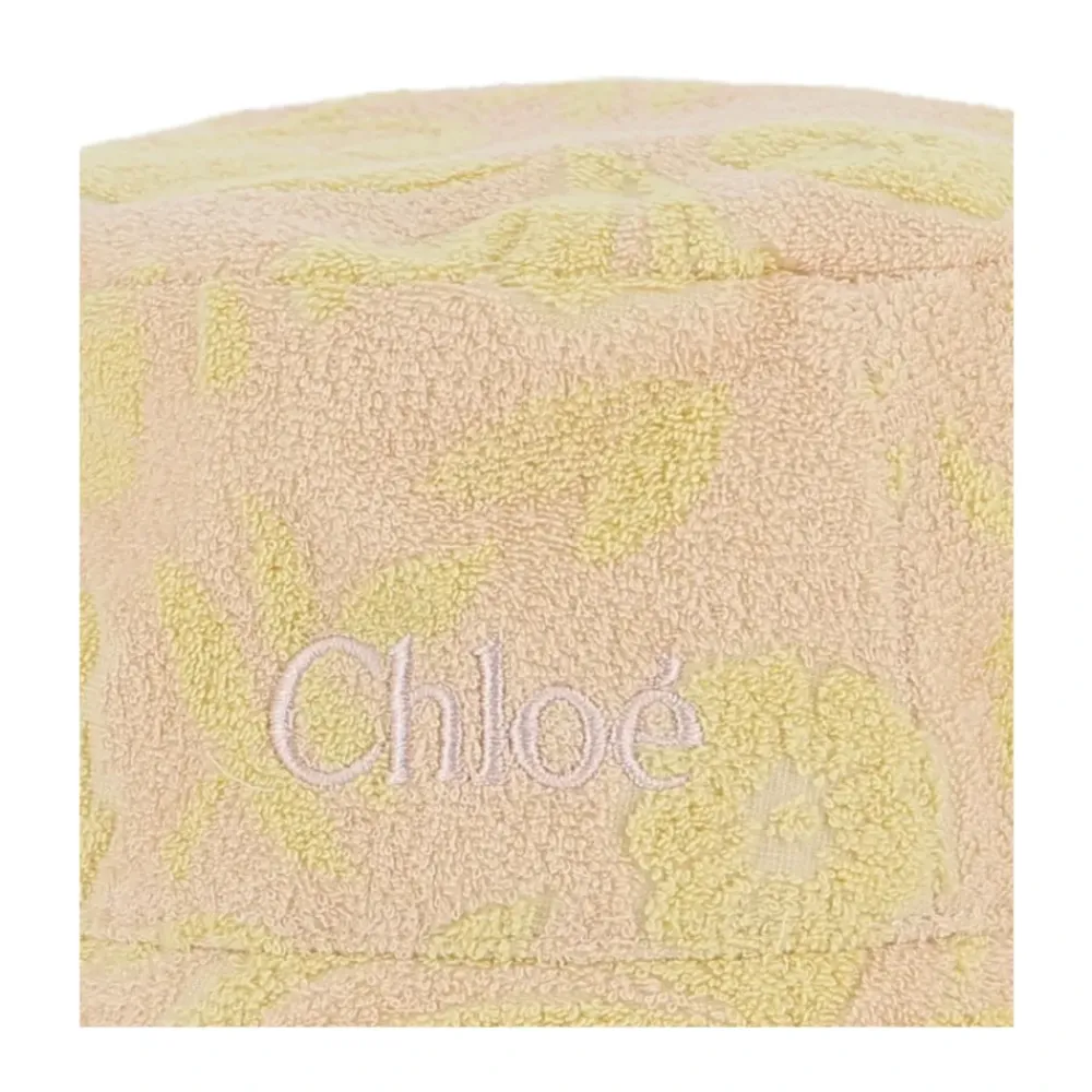 Huer & Kasketter<Chloé Kontrast Logo Broderet Hat Pink