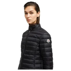 Jakker<Moncler Kort Dunjakke til Mildt Vejr Sort