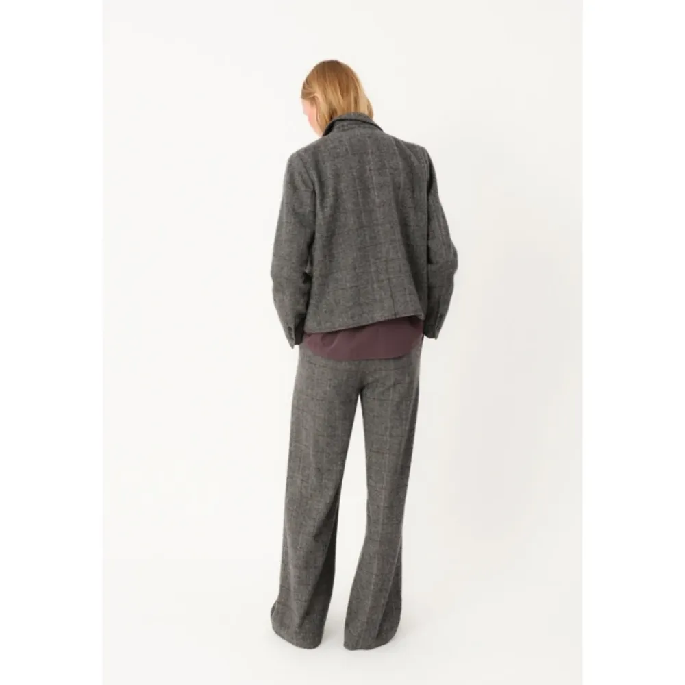 Jakker^Lollys Laundry Kort Grå Uld Blazer Sort