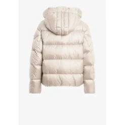 Jakker<Parajumpers Kort Moonbean Hættejakke Kvinder Beige
