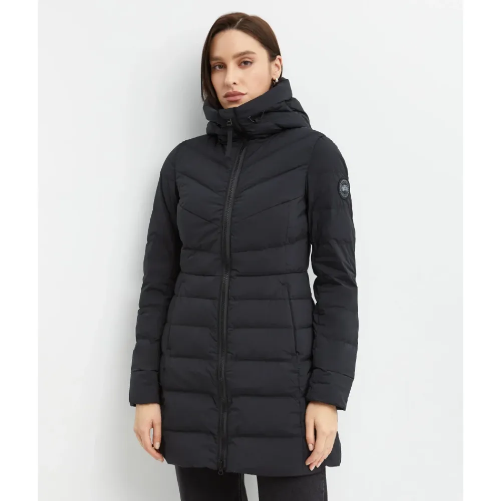 Frakker^Canada Goose Kort Dunfrakke Clair Sort