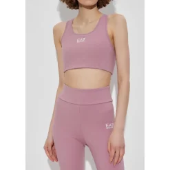 T-Shirts & Toppe^Emporio Armani EA7 Kort træningstop Pink