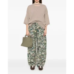 Striktrøjer & Sweatere<Federica Tosi Kortærmet sweater Beige