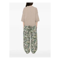 Striktrøjer & Sweatere<Federica Tosi Kortærmet sweater Beige