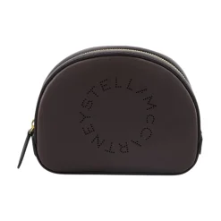 Toilettasker^Stella McCartney Kosmetiktaske med logo Brun