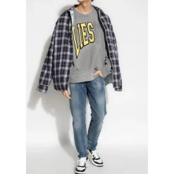 Jeans^Diesel KROOLEY-E-NE Jeans Blå