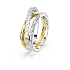 Smykker^Swarovski Krystal Hyperbola Ring, Multi-farvet Stilfuld Grå