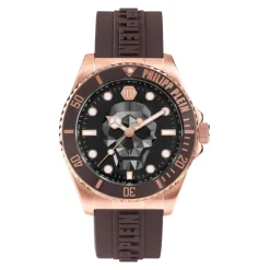 Ure<Philipp Plein $kull Diver 44mm Ur Brun
