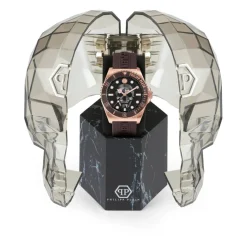 Ure<Philipp Plein $kull Diver 44mm Ur Brun
