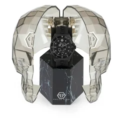 Ure<Philipp Plein $kull Diver 44mm Ur Sort